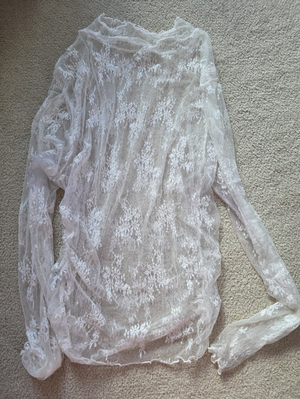 Floral Lace Style Long Sleeve